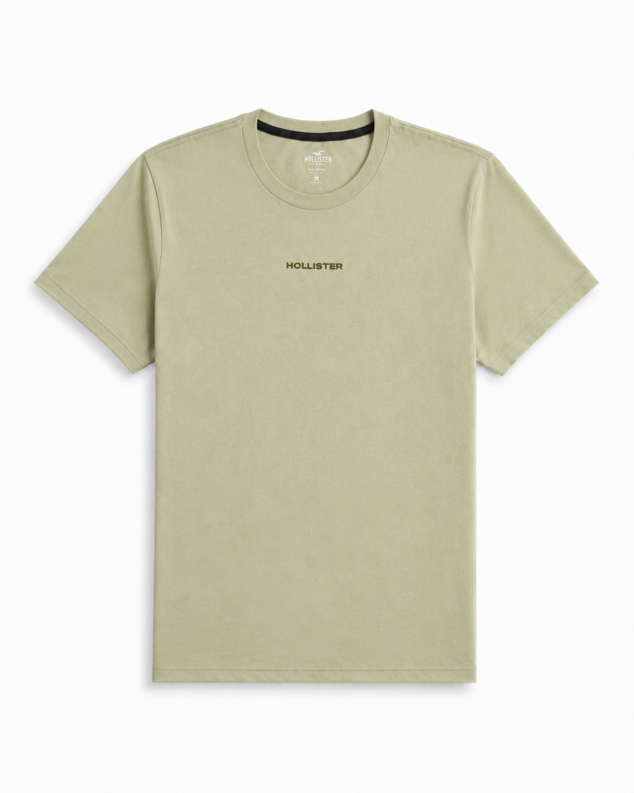 Hollister Graphic cotton Crew T-Shirt - Relaxed