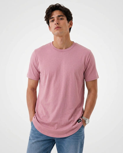 Hollister Longline Curved Hem T-Shirt