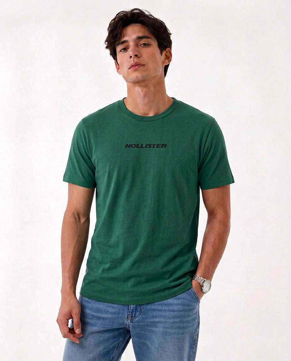 Hollister Graphic cotton Crew T-Shirt