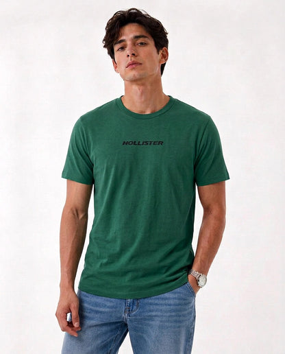 Hollister Graphic cotton Crew T-Shirt