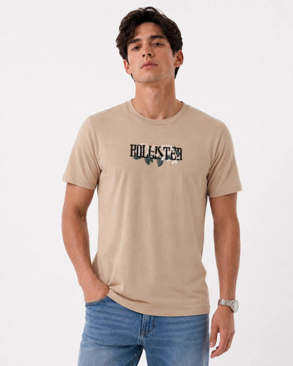 Hollister Graphic cotton Crew T-Shirt