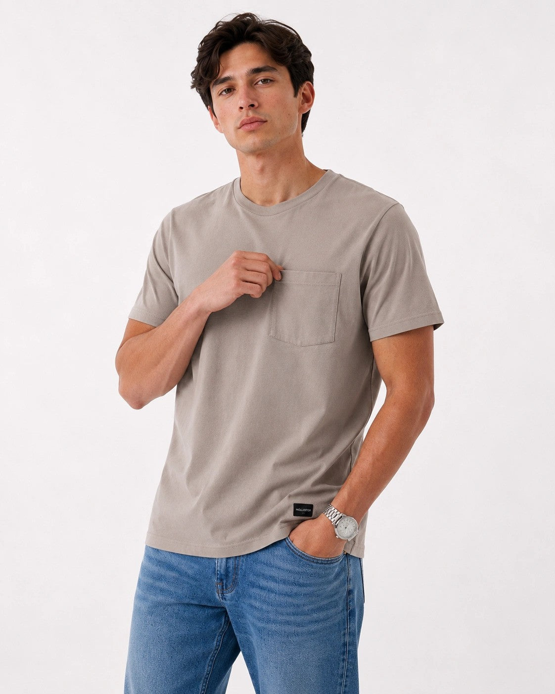 Relaxed pocket Hollister badge T-Shirt