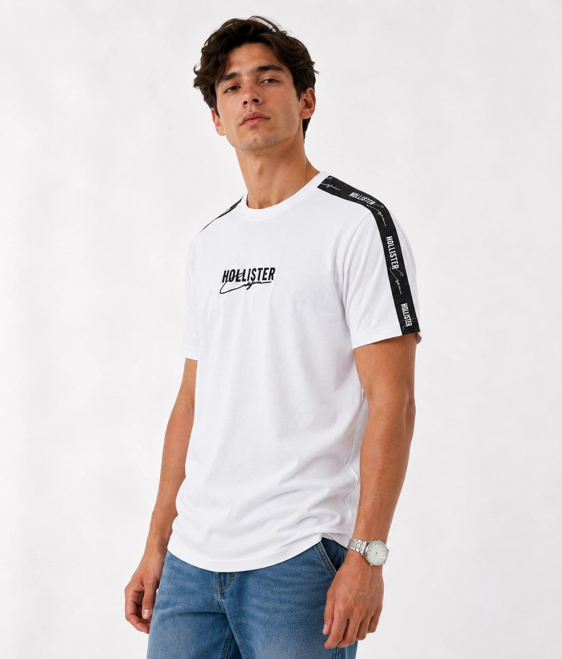 Hollister Graphic cotton Crew T-Shirt