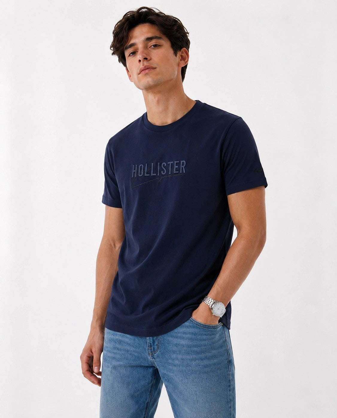 Hollister Graphic cotton Crew T-Shirt