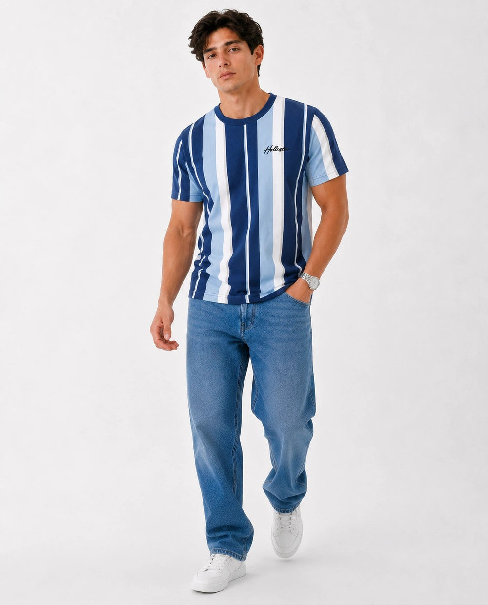 Hollister Graphic cotton Crew T-Shirt