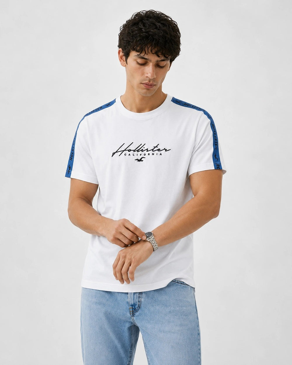 Hollister Graphic cotton Crew T-Shirt
