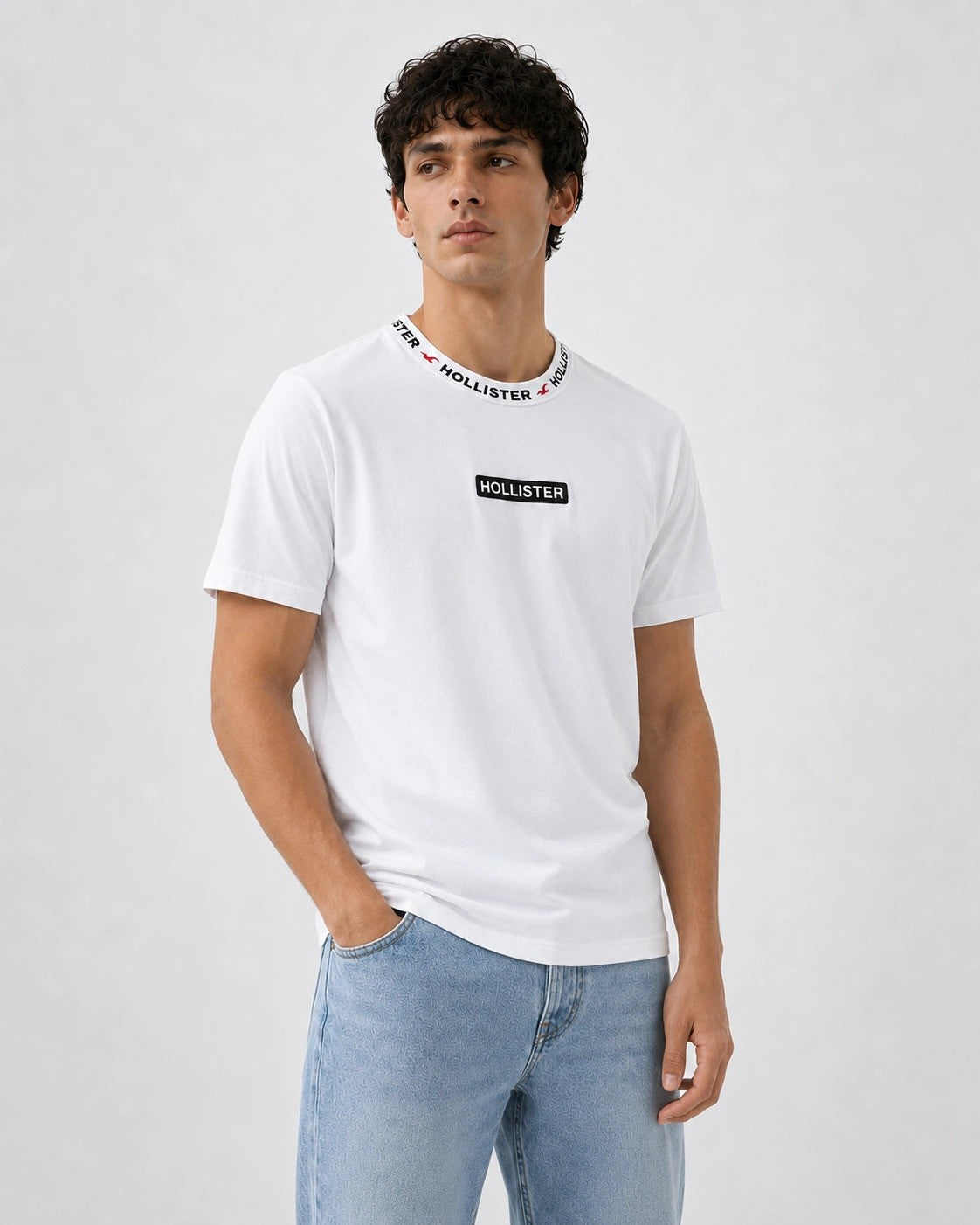 Hollister Graphic cotton Crew T-Shirt