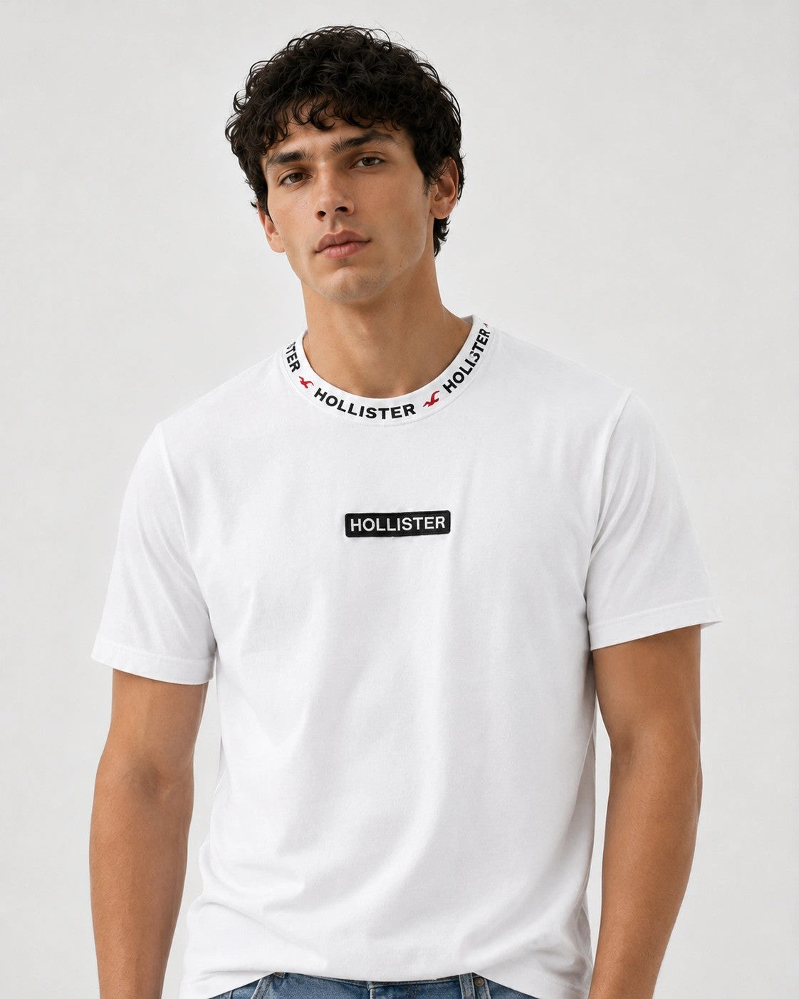 Hollister Graphic cotton Crew T-Shirt