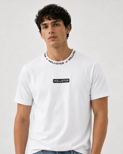 Hollister Graphic cotton Crew T-Shirt