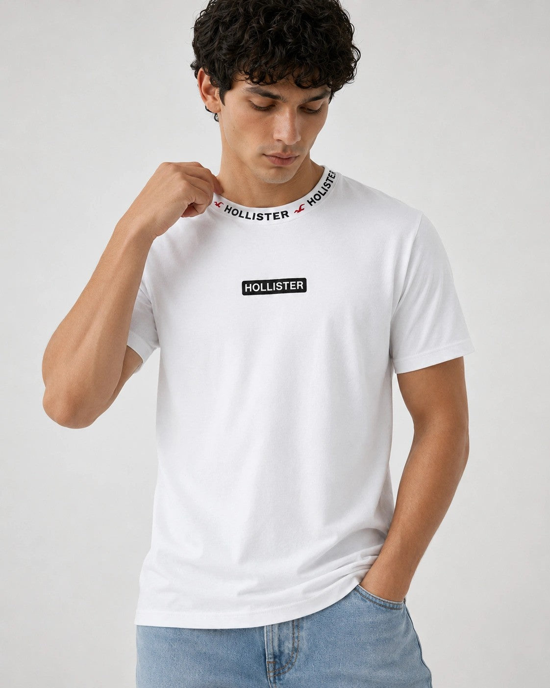 Hollister Graphic cotton Crew T-Shirt