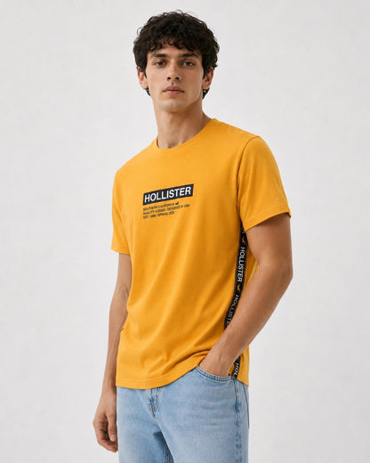 Hollister Graphic cotton Crew T-Shirt