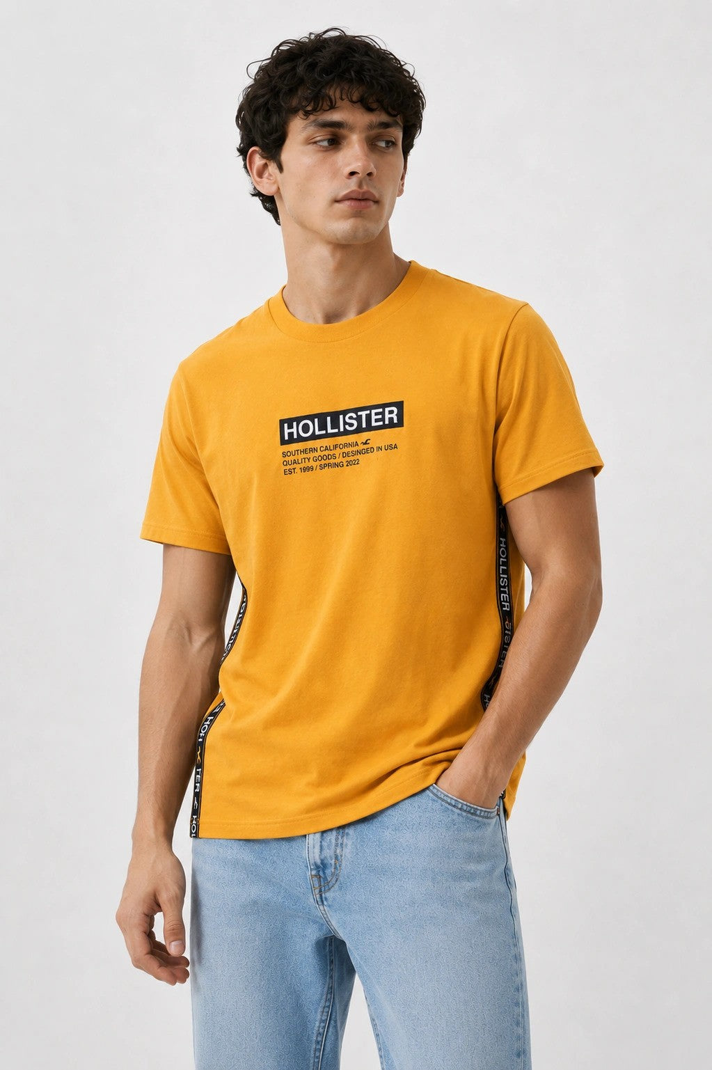 Hollister Graphic cotton Crew T-Shirt