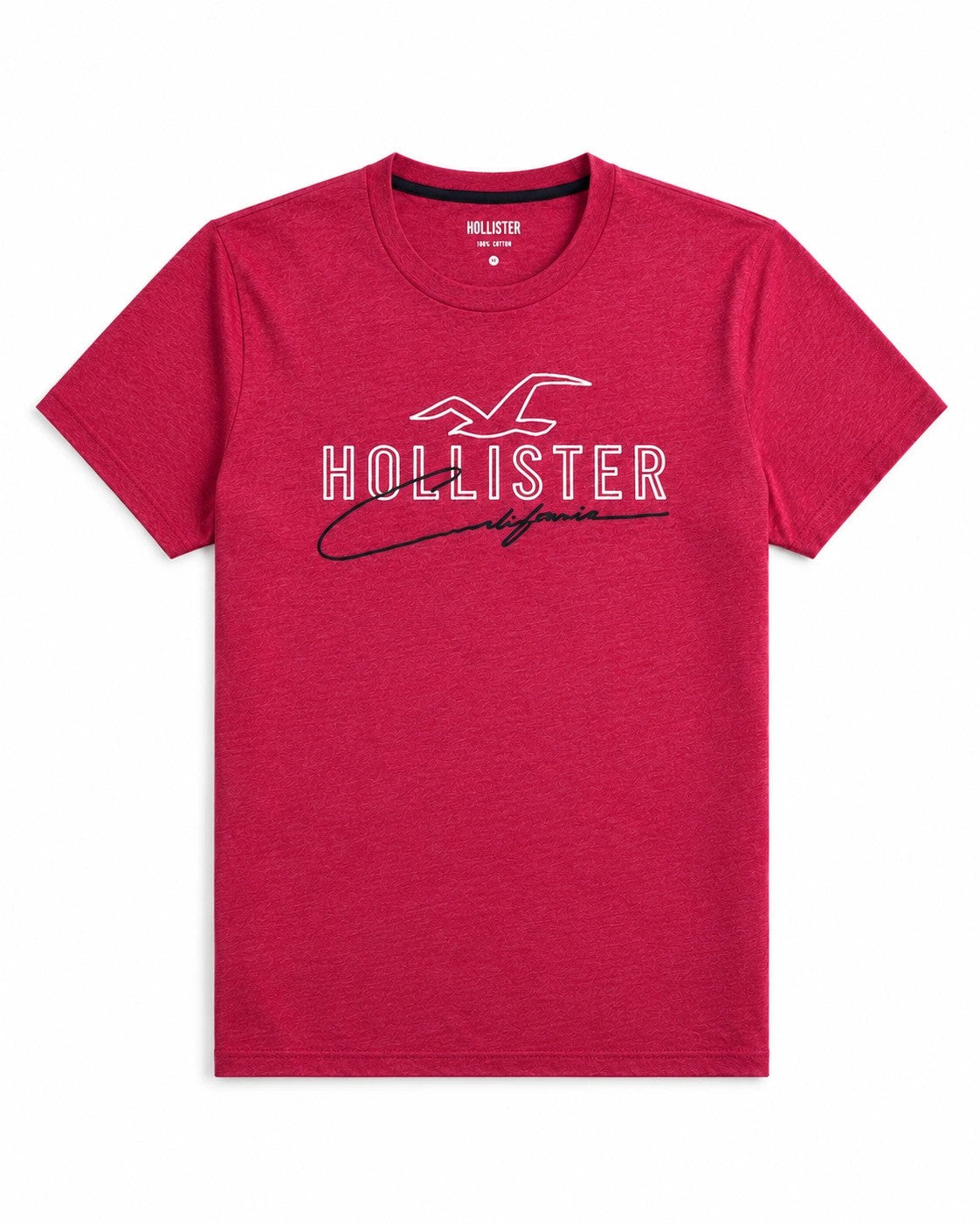 تيشيرت بقصة Crew من القطن بنقشة جرافيك من Hollister