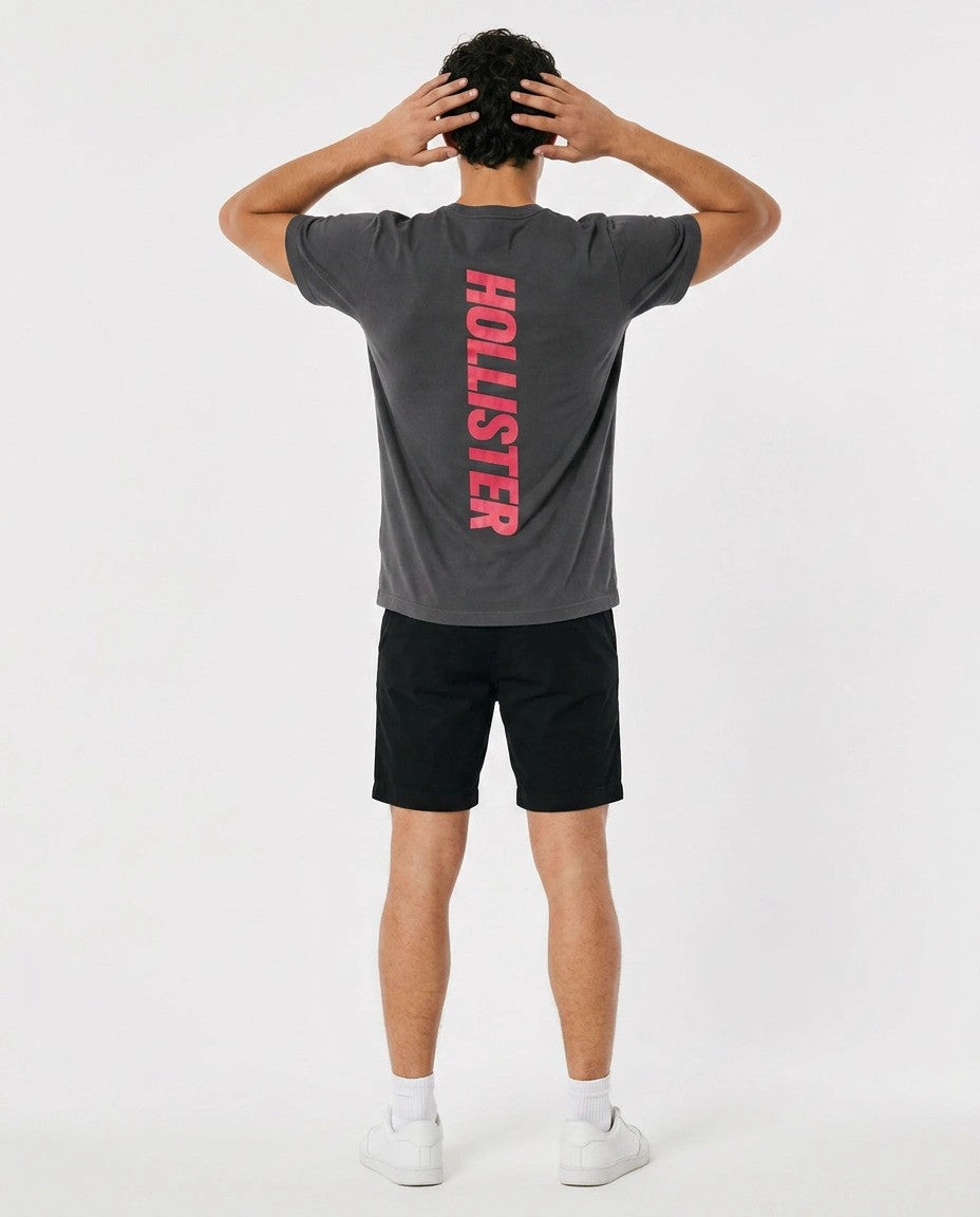 Hollister Graphic cotton Crew T-Shirt