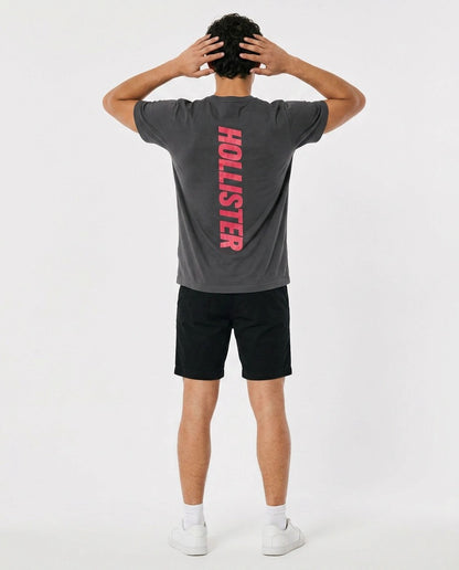 Hollister Graphic cotton Crew T-Shirt