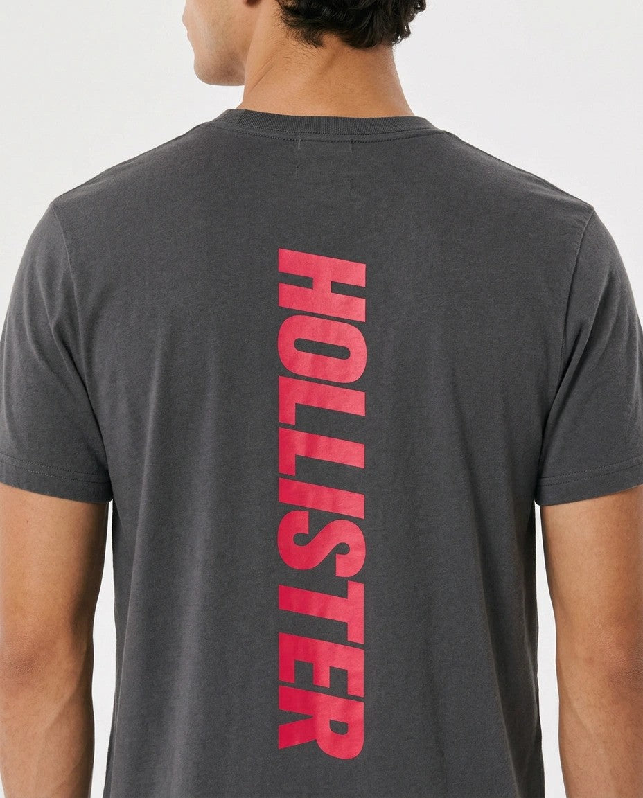 Hollister Graphic cotton Crew T-Shirt