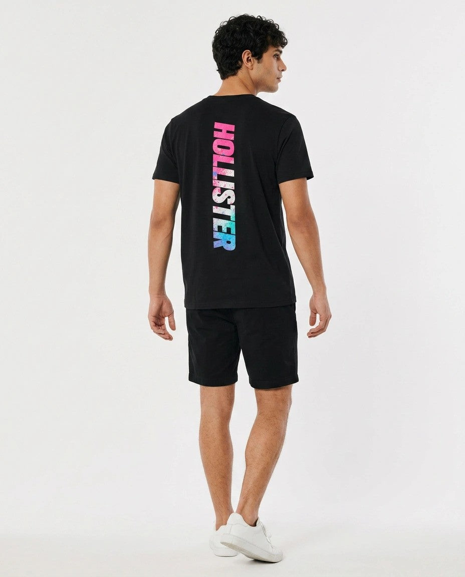 Hollister Graphic cotton Crew T-Shirt