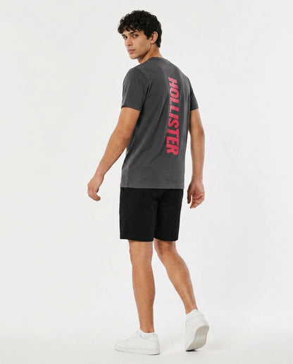 Hollister Graphic cotton Crew T-Shirt