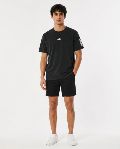 Hollister Graphic cotton Crew T-Shirt - Relaxed