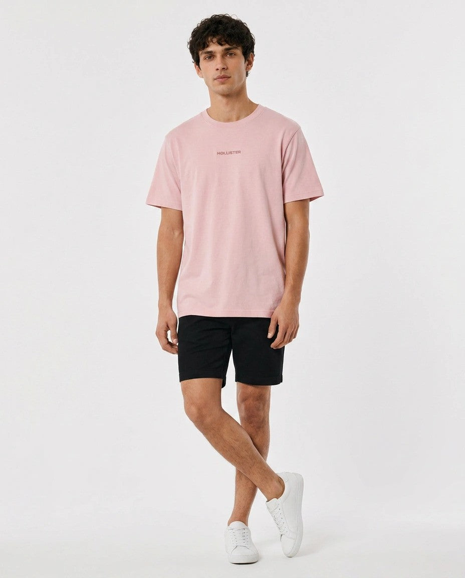 Hollister Graphic cotton Crew T-Shirt - Relaxed