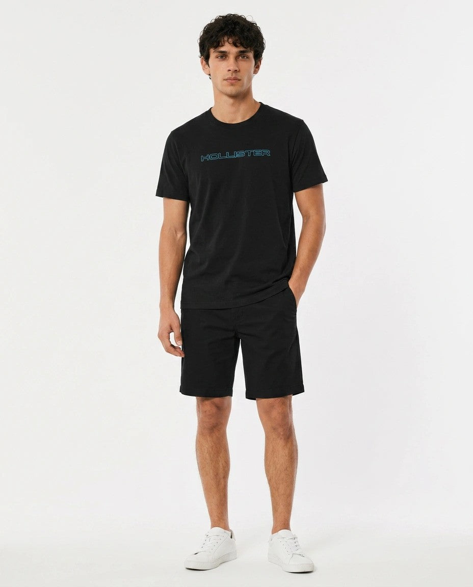 Hollister Graphic cotton Crew T-Shirt