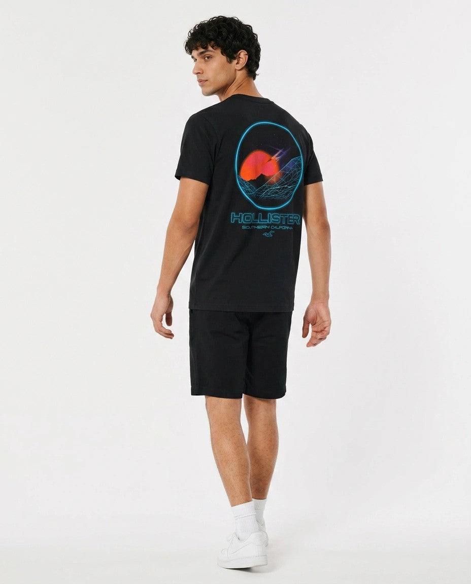 Hollister Graphic cotton Crew T-Shirt