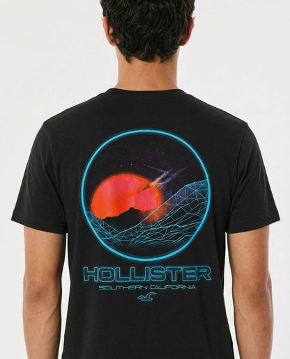 Hollister Graphic cotton Crew T-Shirt