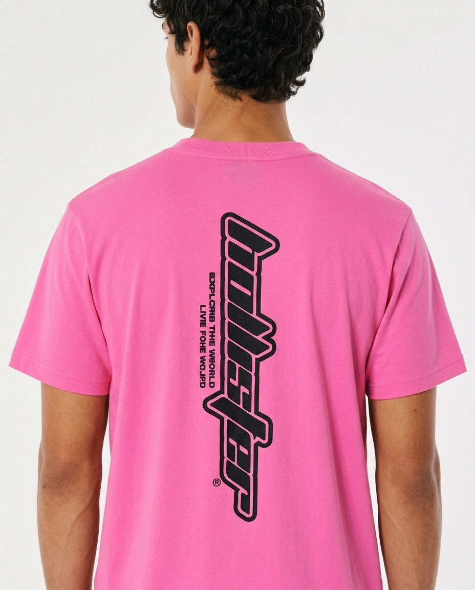 Hollister Graphic cotton Crew T-Shirt - Relaxed