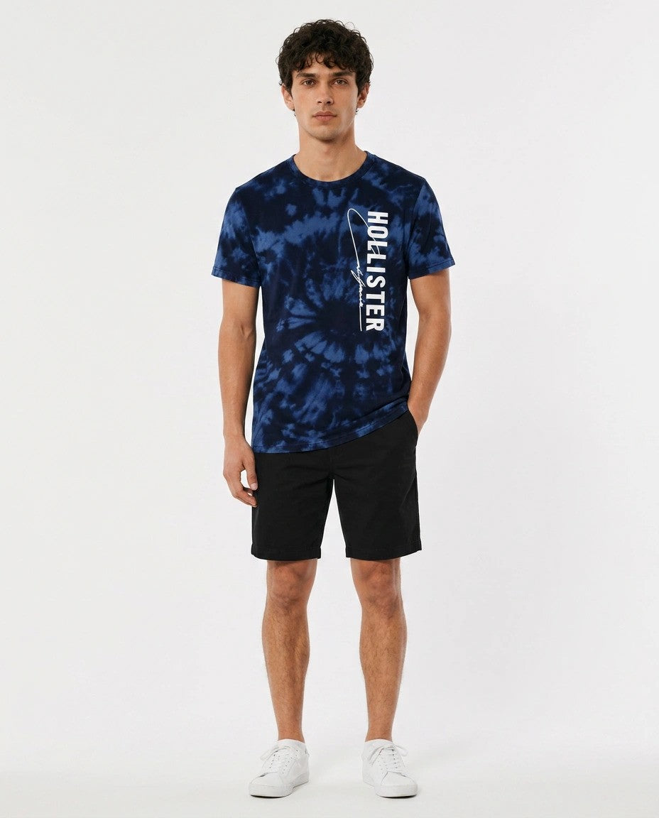 Hollister Graphic cotton Crew T-Shirt