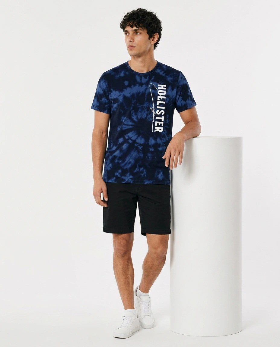 Hollister Graphic cotton Crew T-Shirt