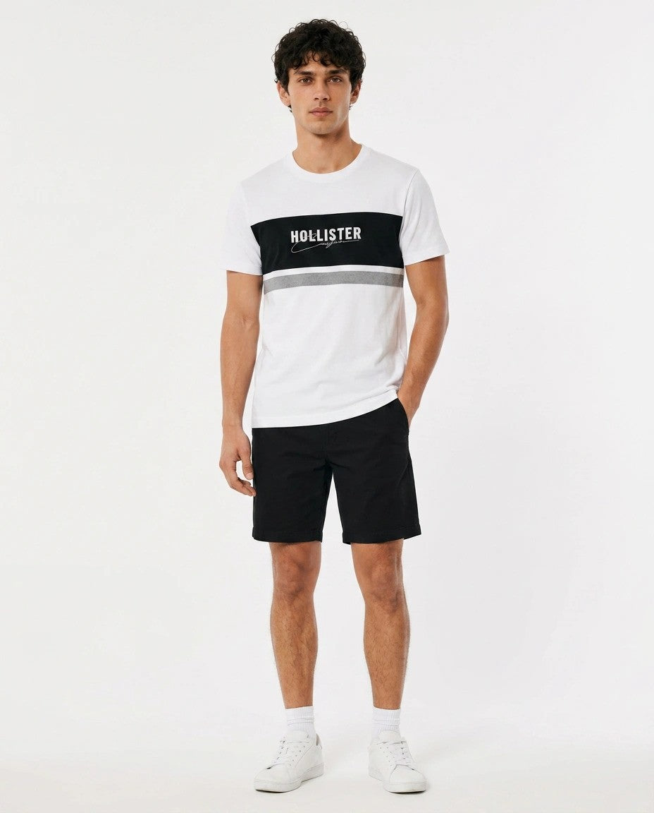Hollister Graphic cotton Crew T-Shirt