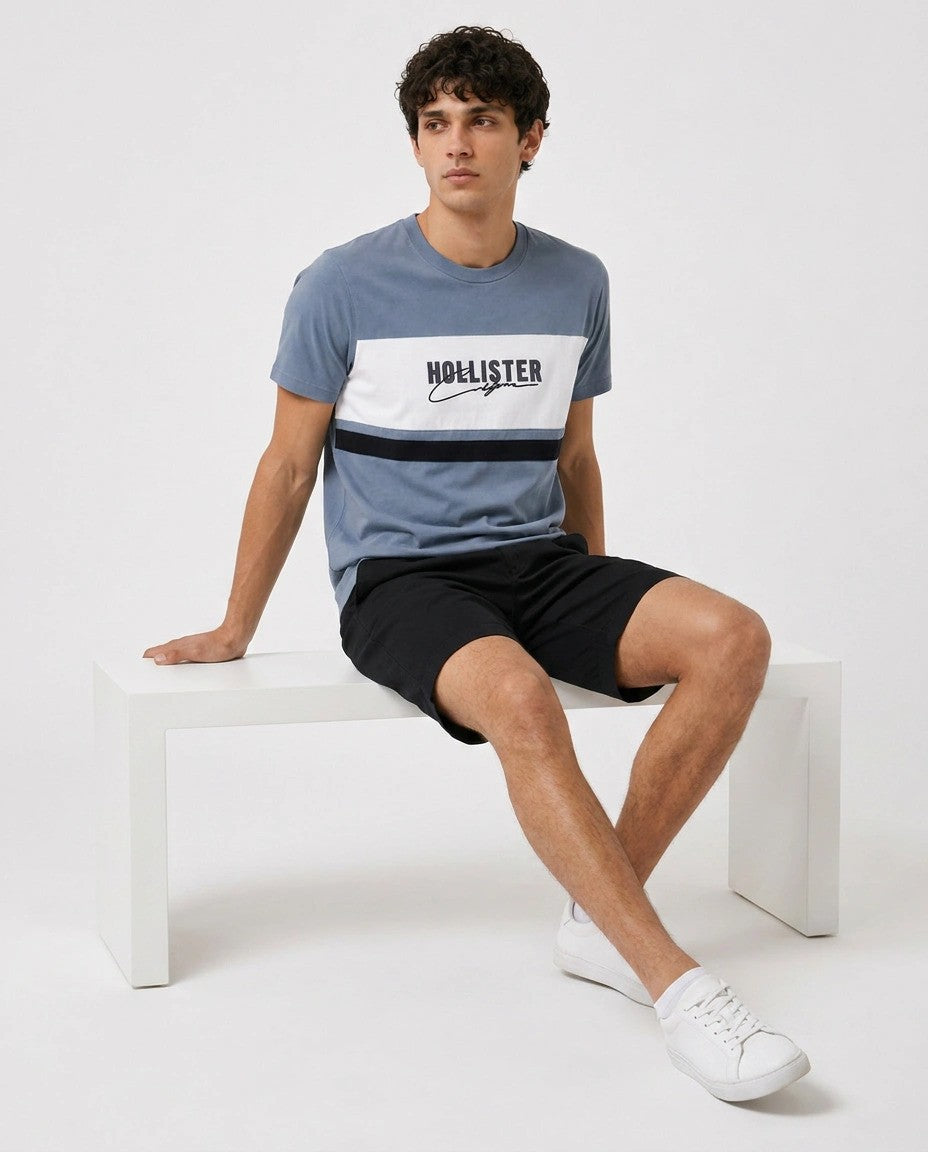 Hollister Graphic cotton Crew T-Shirt
