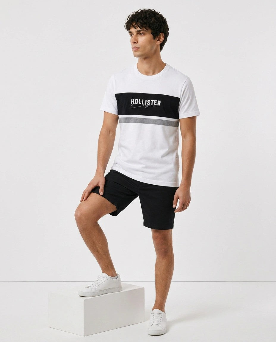 Hollister Graphic cotton Crew T-Shirt