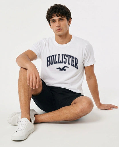 Hollister Graphic cotton Crew T-Shirt