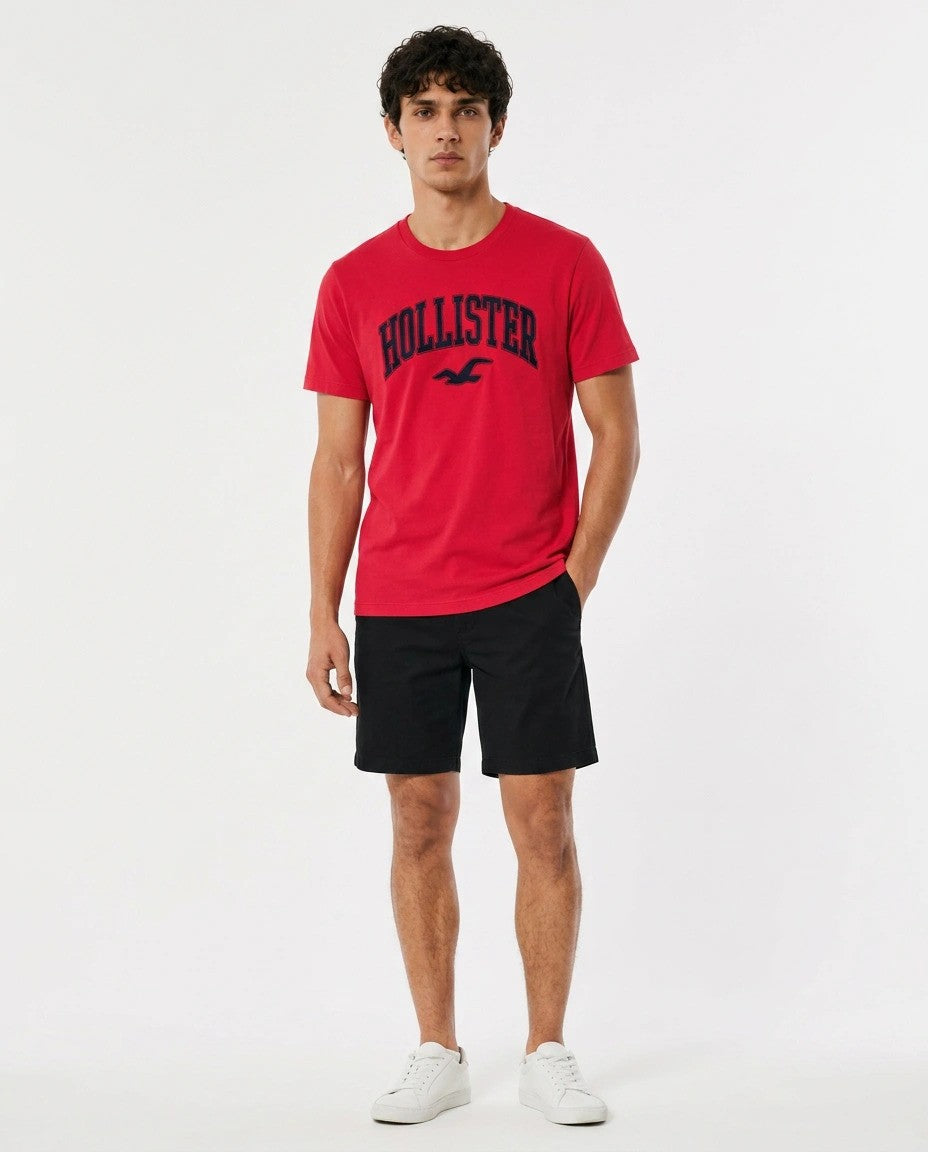 Hollister Graphic cotton Crew T-Shirt