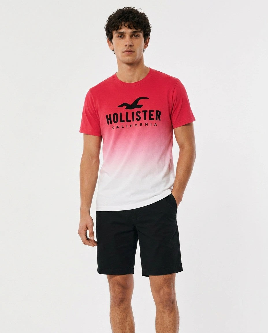 Hollister Graphic cotton Crew T-Shirt