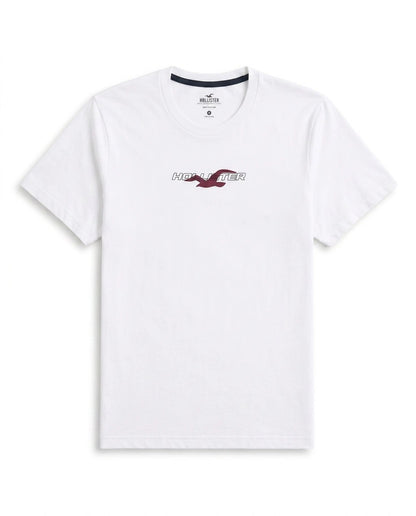 Hollister Graphic cotton Crew T-Shirt - Relaxed