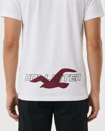 Hollister Graphic cotton Crew T-Shirt - Relaxed