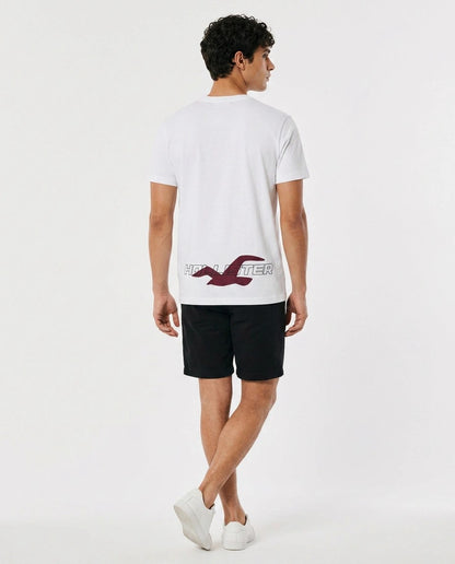 Hollister Graphic cotton Crew T-Shirt - Relaxed