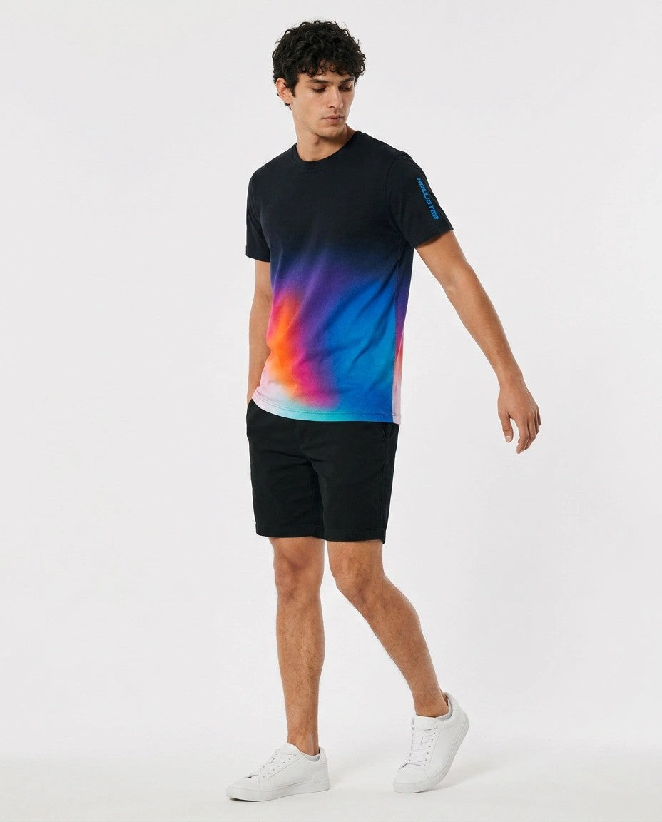 Hollister Graphic cotton Crew T-Shirt