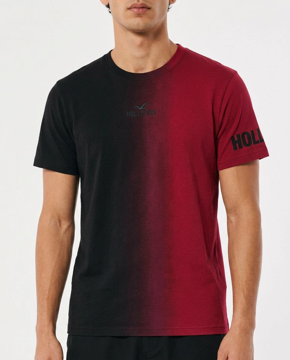 Hollister Graphic cotton Crew T-Shirt