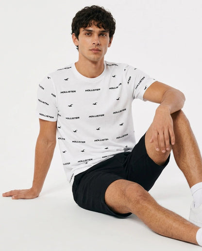 Hollister Graphic cotton Crew T-Shirt