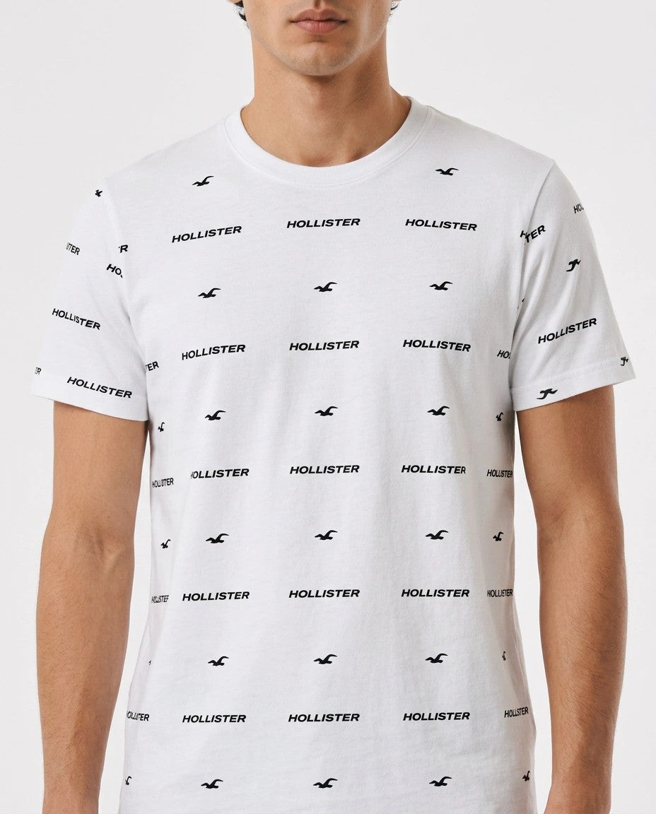 Hollister Graphic cotton Crew T-Shirt