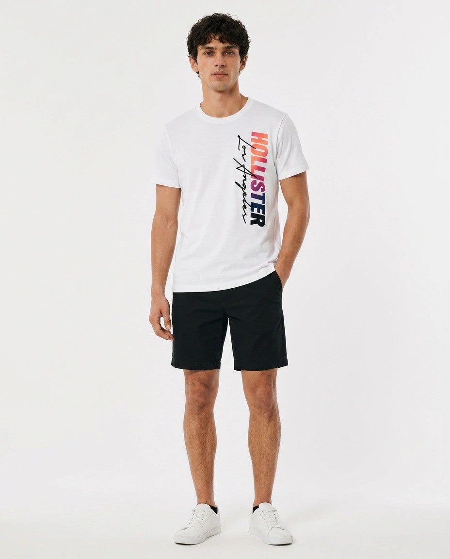 Hollister Graphic cotton Crew T-Shirt