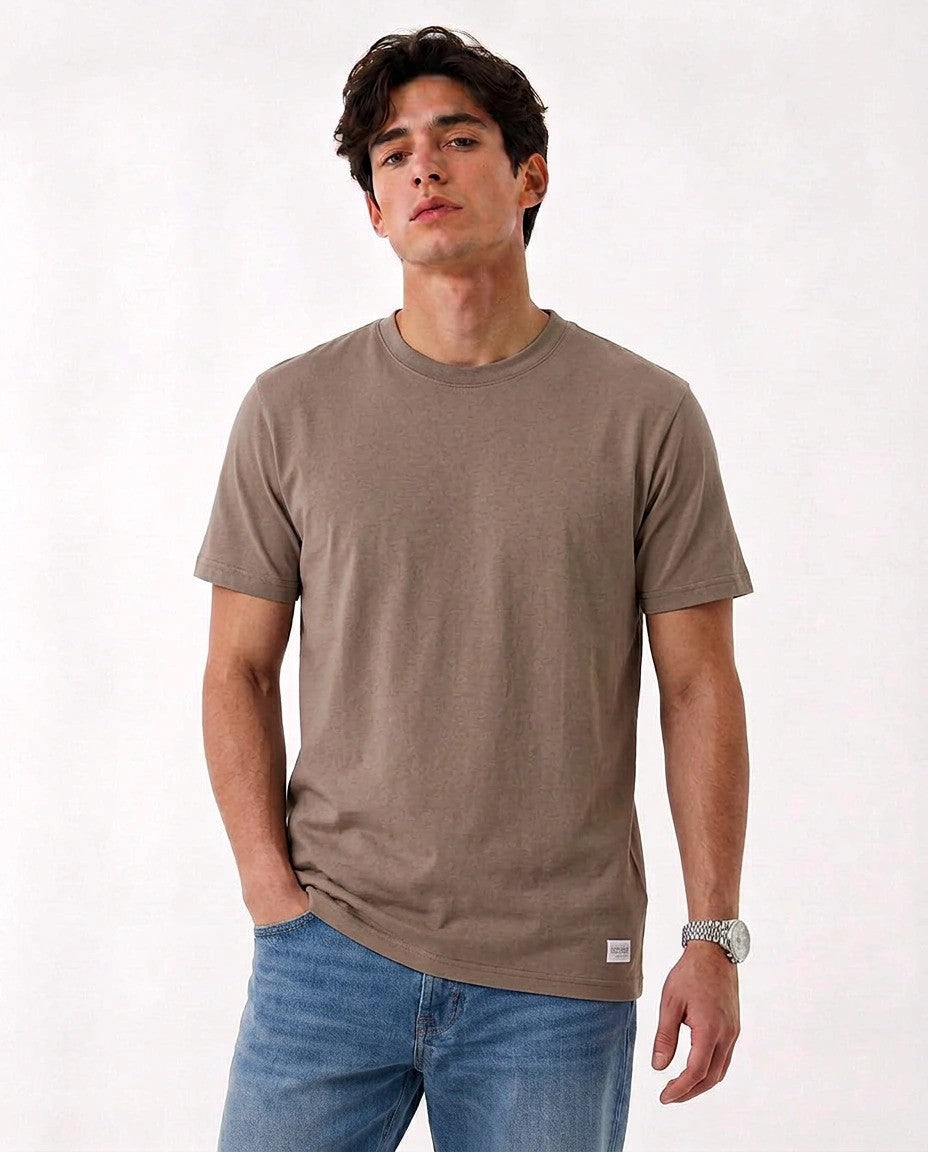 Relaxed Cooling Hollister Badge Crew T-Shirt