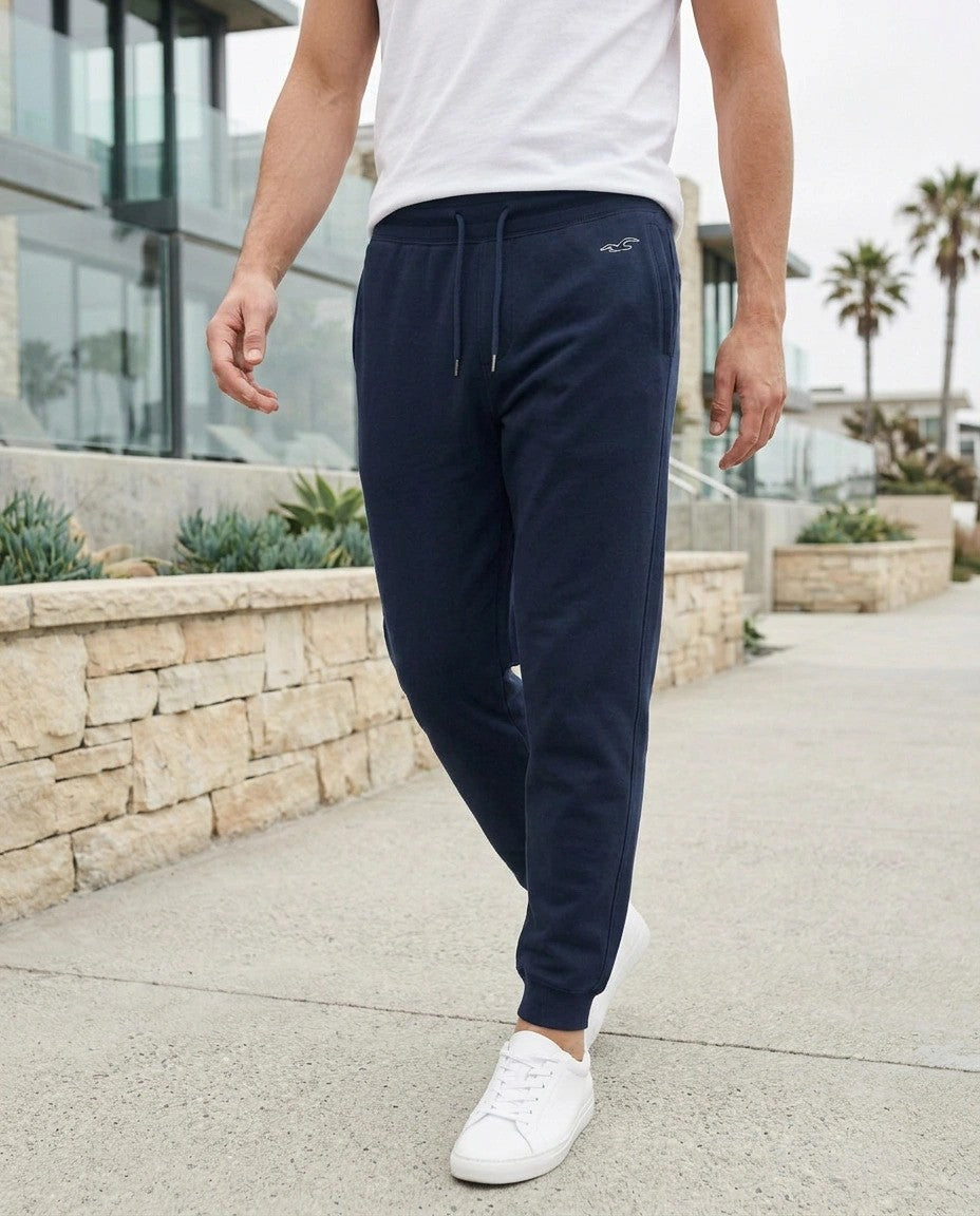 Hollister Feel Good skinny Sweatpants - Navy