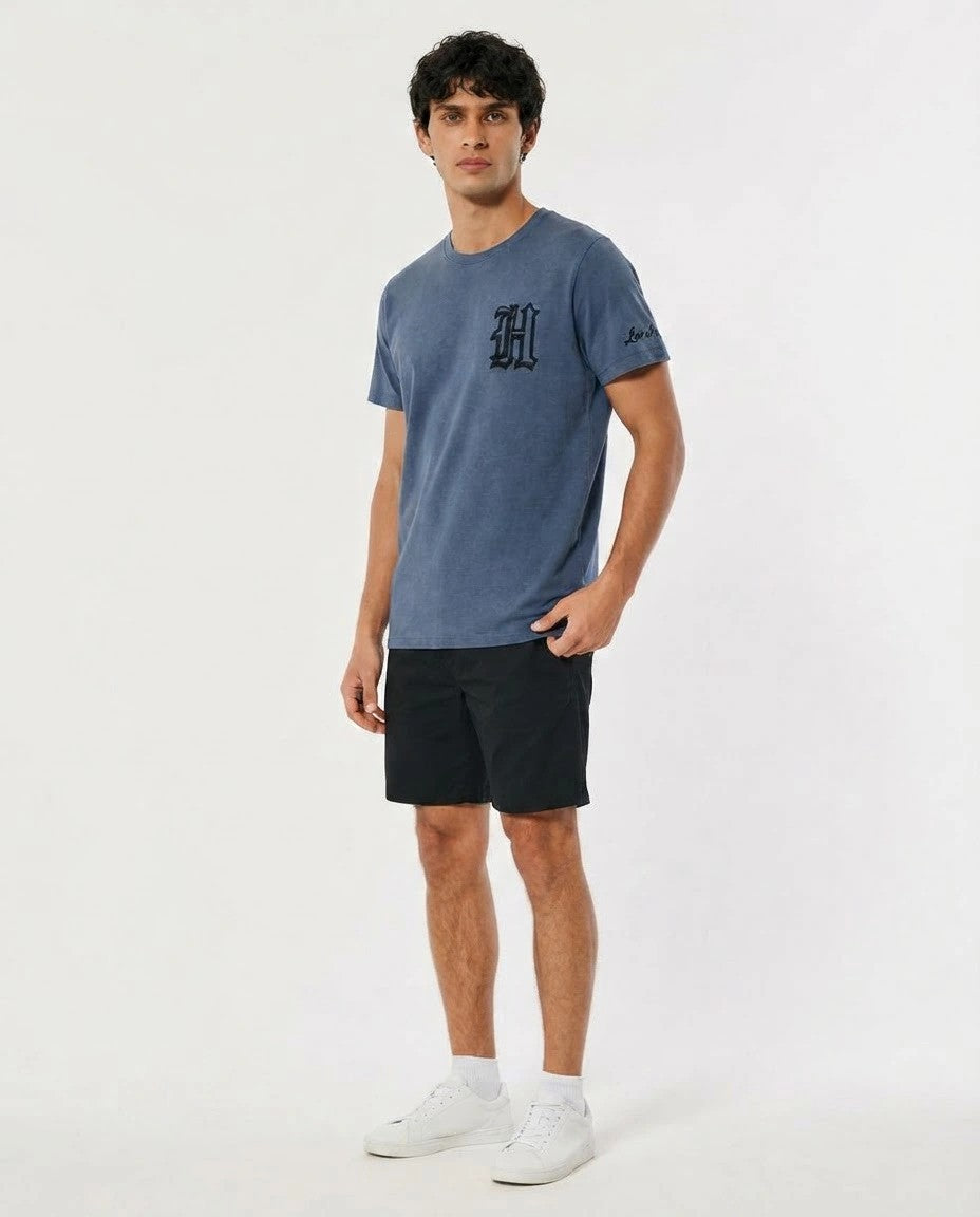 Hollister Graphic cotton Crew T-Shirt