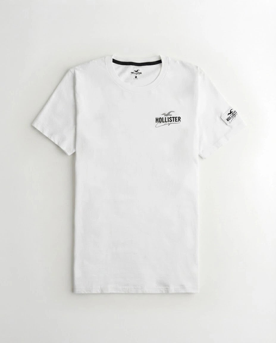 Hollister Graphic cotton Crew T-Shirt