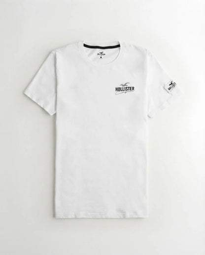 Hollister Graphic cotton Crew T-Shirt