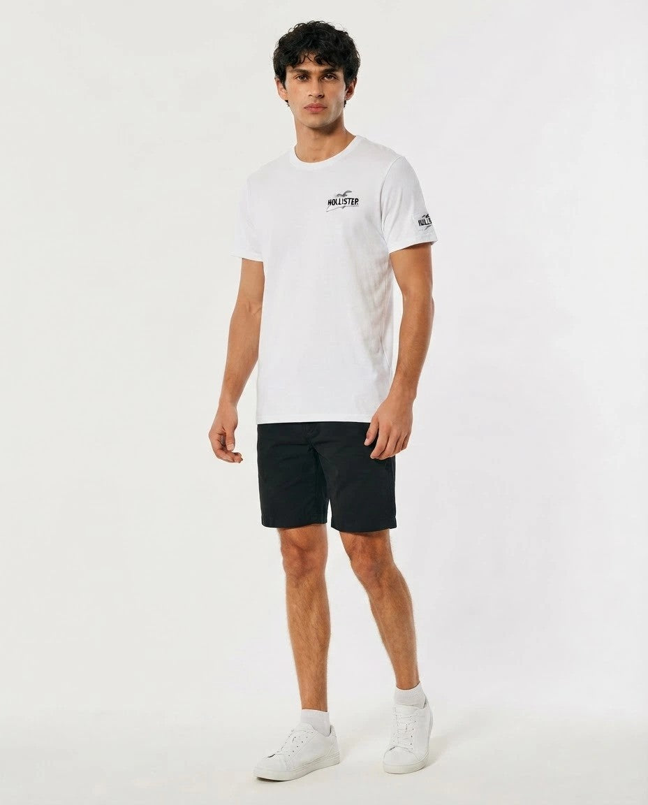 Hollister Graphic cotton Crew T-Shirt